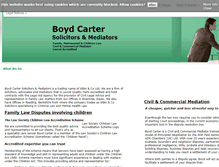 Tablet Screenshot of boydcarter.co.uk